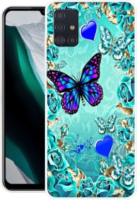 MUSKAY Back Cover for Samsung Galaxy A51(Blue, Grip Case, Silicon, Pack of: 1)