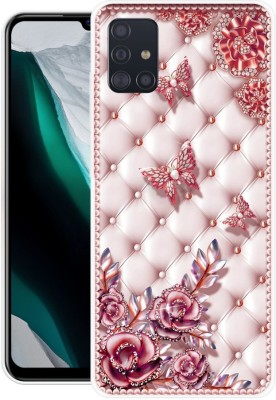 PINKZAP Back Cover for Samsung Galaxy M31s(Pink, White, Grip Case, Silicon, Pack of: 1)