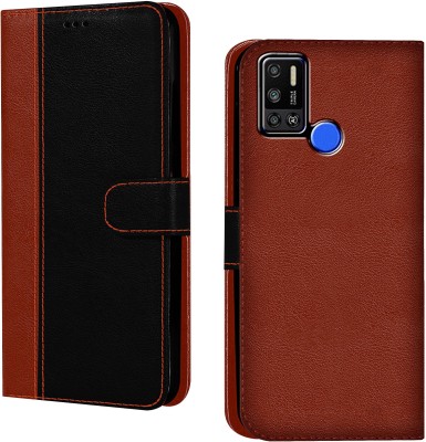 Flipkart SmartBuy Back Cover for Tecno Spark 6 Air(Black, Brown, Dual Protection, Pack of: 1)