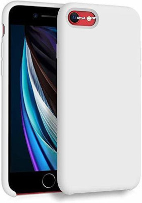 REALCASE Back Cover for iPhone SE 2020, Apple iPhone 7, Apple iPhone 8(White, Silicon, Pack of: 1)