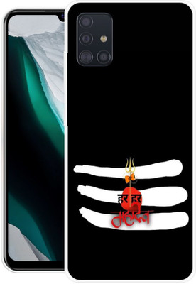 MUSKAY Back Cover for Samsung Galaxy A51(Black, White, Grip Case, Silicon, Pack of: 1)