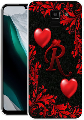 MUSKAY-Back-Cover-for-Samsung-Galaxy-J6-Samsung-Galaxy-On6-Black-Red-Grip-Case-Silicon-Pack-of-1