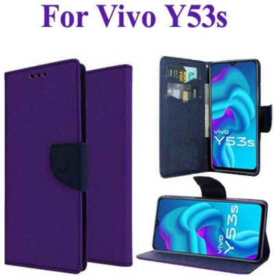 Carnage Flip Cover for Vivo Y51 2020, Vivo Y51A, Vivo Y31 2021, Vivo Y53s(Purple, Cases with Holder, Pack of: 1)