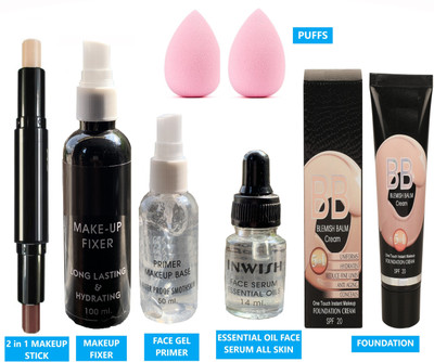 INWISH all in one makeup kit combo pack box PACK OF 7(7 Items in the set)
