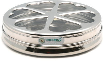 COCONUT Steel Utility Container  - 1100 ml(Silver)