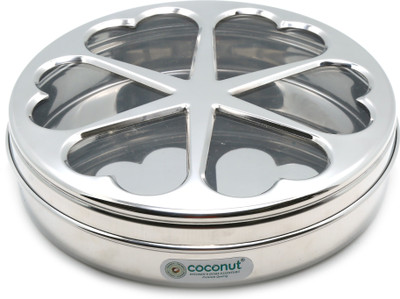 COCONUT Steel Utility Container  - 1000 ml(Silver)
