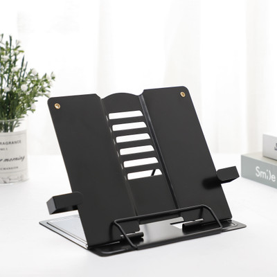 oddpod 1 Compartments Metal Book stand(Black)