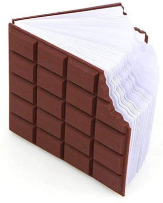 GORGEOUS FEMME chocolate dairy Regular Note Pad no rulling 100 Pages(Black)
