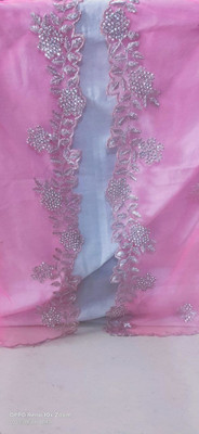 MVFASHIONHUB Net Embroidered, Embellished Women Dupatta