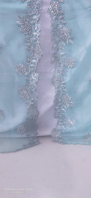 MVFASHIONHUB Net Embroidered, Embellished Women Dupatta