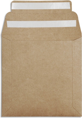 Mehta Envelope Mfg Co E-Greenvelop - High BF Kraft 215 GSM, Size : 6 x 6 inches Envelopes(Pack of 10 Brown)