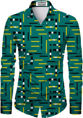 GAUMUKHI CREATION Polycotton Printed Shirt Fabric