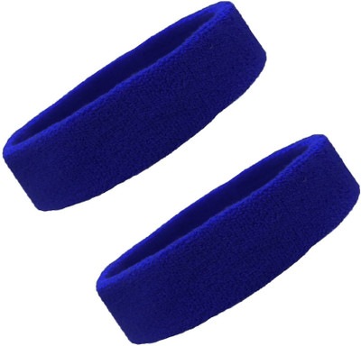 Adhvik Set Of 2 Pcs Blue Men's and Women's Running/fitness/yoga/workout/gym Towel Head Resistance Band(Pack of 2)