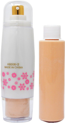 ADS Good Choice India Full coverage Vitamine E Foundation with Refill, Shade Biege (A8006-2-01) Foundation(Beige, 100 ml)