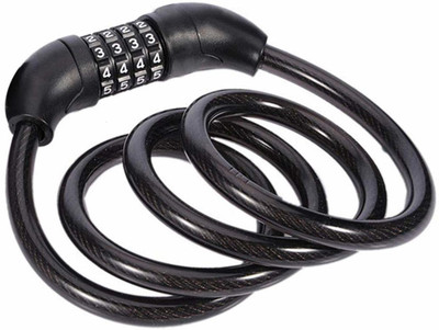 ALLEXTREME Cast Iron, Plastic Cable Lock For Helmet