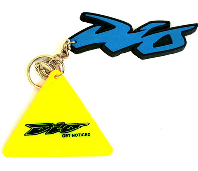 ShopTalk Dio Double sided Waning Tag With Dio High Quality Rubber Key Chain