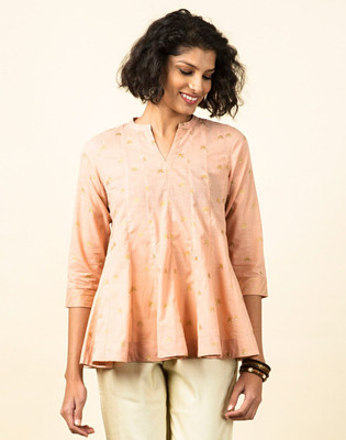 Fabindia Kurtas : Buy Fabindia Red Cotton Silk Embroidered Short Kurta  Online | Nykaa Fashion
