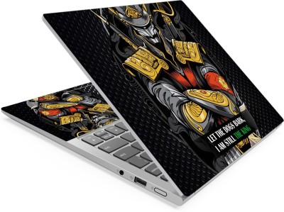 Anweshas Dogs Bark The King Full Panel Laptop Skins Upto 15.6 inch - No Residue, Bubble Free - Removable HD Quality Printed Vinyl/Sticker/Cover Self Adhesive Vinyl Laptop Decal 15.6