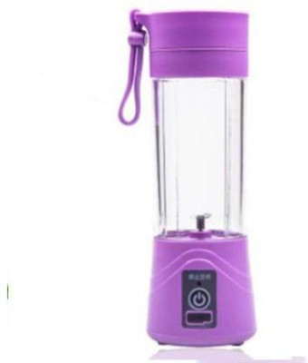 ROAR Pro Fruit Juicer 200 W Juicer Mixer Grinder(ILJ_597A_ Portable Electric Fruit Juicer Maker/Blender USB Rechargeable Mini Juicer/ Work as power bank also | 1 Jar | Purple)