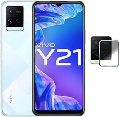 DAFFIN Back Camera Lens Glass Protector for VIVO Y21 protector(Pack of: 1)