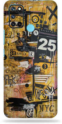 LAMHA Realme 7i Mobile Skin(Ultra Super Multicolor Graffiti High Matte Finish.)