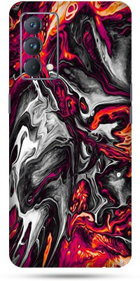 OggyBaba realme gt Mobile Skin(Colorful Lava Skin Matte Finish)