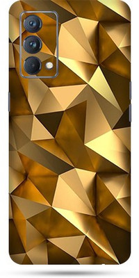 OggyBaba realme gt master edition Mobile Skin(Golden Polygon Skin Matte Finish)