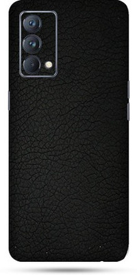OggyBaba realme gt Mobile Skin(Coal Black Leather Skin Matte Finish)