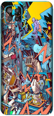 Toppings Samsung Galaxy M12 Mobile Skin(Multicolor)