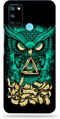 LAMHA Realme 7i Mobile Skin(Ultra Super Angry Owl High Matte Finish.)