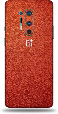 AsSkin One Plus 8 Pro, oneplus 8 pro Mobile Skin(Ultra Super Red Leather Skin With High Gloss Finish).)