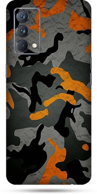 OggyBaba realme gt master edition Mobile Skin(Military Orange Camouflage Skin Matte Finish)