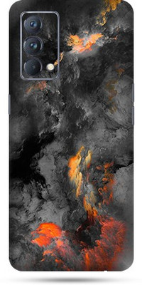 OggyBaba realme gt Mobile Skin(Black Clouds Skin Matte Finish)