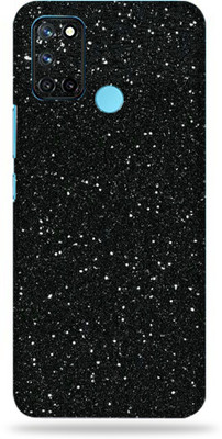 LAMHA Realme 7i Mobile Skin(Ultra Super Black Glitter High Matte Finish.)