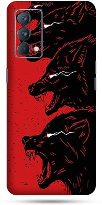 OggyBaba realme gt Mobile Skin(Red Wolf Skin Matte Finish)