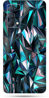 OggyBaba realme gt master edition Mobile Skin(Royal Blue Polygon Skin Matte Finish)