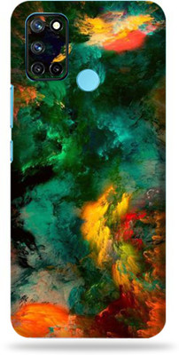 LAMHA Realme 7i Mobile Skin(Ultra Super Multicolor Clouds High Matte Finish.)
