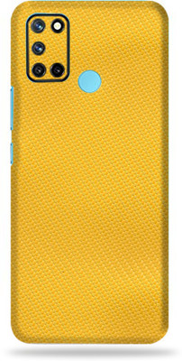 LAMHA Realme 7i Mobile Skin(Ultra Super Yellow Carbon Fiber High Matte Finish.)