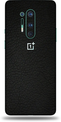 AsSkin One Plus 8 Pro, oneplus 8 pro Mobile Skin(Ultra Super Black Leather Skin With High Gloss Finish).)