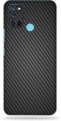 LAMHA Realme 7i Mobile Skin(Ultra Super Black Carbon Fiber High Matte Finish.)