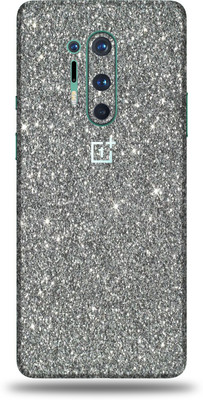 AsSkin One Plus 8 Pro, oneplus 8 pro Mobile Skin(Ultra Super Gray Glitter Skin With High Gloss Finish).)