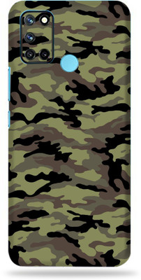 AsSkin Realme 7i Mobile Skin(Ultra Camo Military Green Skin With High Matte Finish.,)