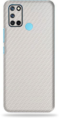LAMHA Realme 7i Mobile Skin(Ultra Super White Carbon Fiber High Matte Finish.)