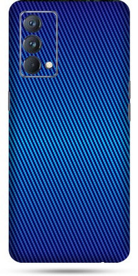 OggyBaba realme gt Mobile Skin(Royal Blue Carbon Fibre Skin Matte Finish)