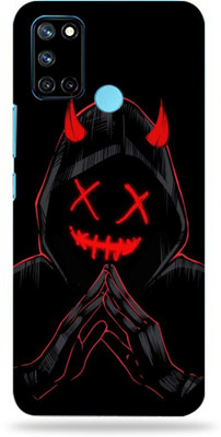 BugguSkin Realme 7i, REALME 7i Mobile Skin(Ultra Super Black Devil Skin With High Matte Finish., Mobile Skin (Back+Side+Camera))