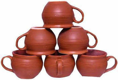 RHYTHM GIFT4U Ceramic GIFT4U Pack of 1 Ceramic Kullad Tea Cup Set / Cup Set/ Tea Cups / Coffee 6 Pcs / 6 Pcs Tea Cup Set/ Tea Cup Set (Kullad Tea Cup Set 6 pcs) Ceramic Coffee Mug(130 ml, Pack of 6) RHYTHM GIFT4U Ceramic GIFT4U Pack of 1 Ceramic Kullad Tea Cup Set / Cup Set/ Tea Cups / Coffee 6 Pcs / 6 Pcs Tea Cup Set/ Tea Cup Set (Kullad Tea Cup Set 6 pcs) Ceramic Coffee Mug(130 ml, Pack of 6)