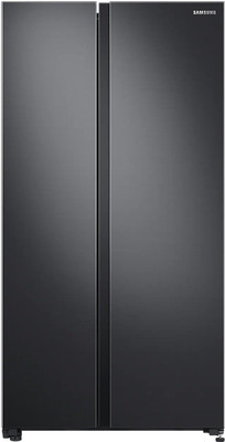 SAMSUNG 692 L Frost Free Side by Side Refrigerator (Black Matt, RS72A50K1B4/TL)