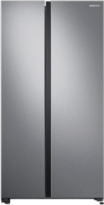 SAMSUNG 692 L Frost Free Side by Side Refrigerator(Real Stainless, RS72A50K1SL/TL)