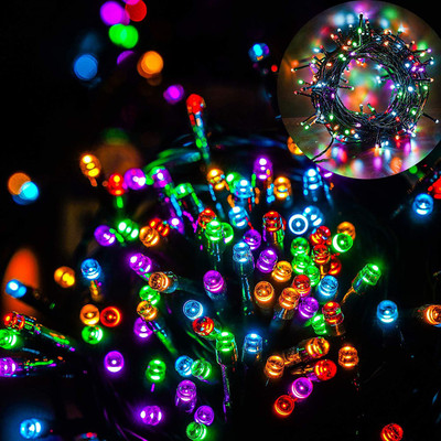 RMSSM 190 LEDs 50.8 m Multicolor Flickering, Steady String Rice Lights(Pack of 1)