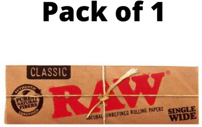 RAW CLASSIC Rolling Paper(Pack of 1)